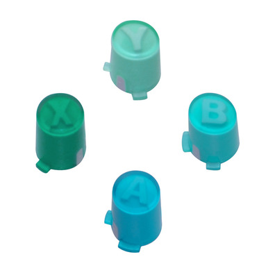 ABXY Button Set for Xbox 360 Controller Aqua Blue