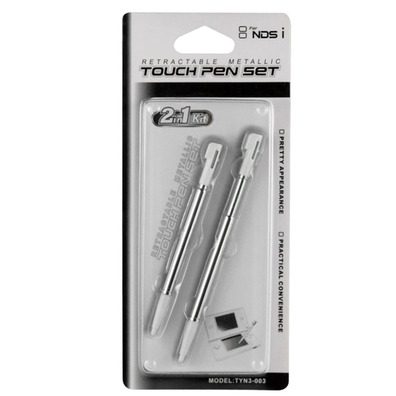 Set 2 Stylus Retráctiles Blancos DSi