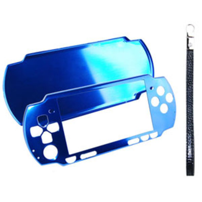 Ultra Slim Aluminium Case PSP Slim Azul