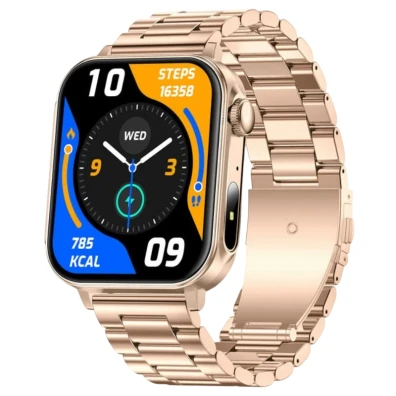 Colmi P80 Smartwatch con Correa de Acero en Color Oro