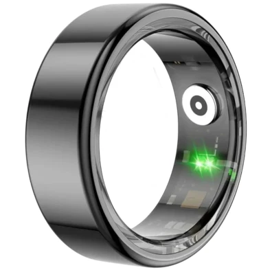 Colmi R02 Negro Talla 9 - Anillo Inteligente