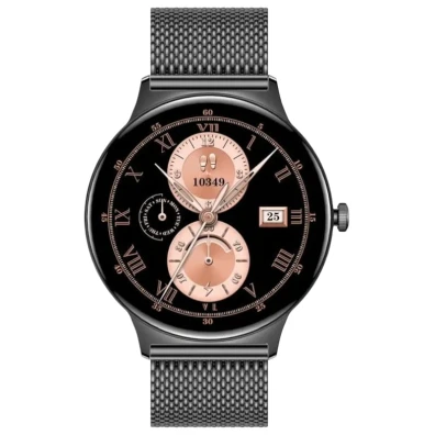 Reloj Inteligente Colmi V89 con Correa de Metal Negro