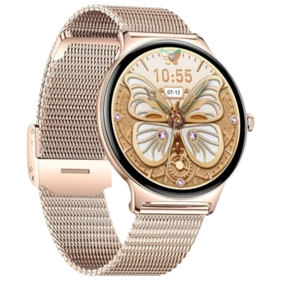 Colmi V89 - Reloj Inteligente con Correa de Metal Oro