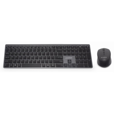 Kit Teclado y Ratón Inalámbrico Gembird KBS-ECLIPSE-M500-PT