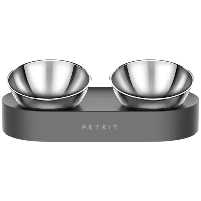 Comedero Ajustable Petkit F4 Doble Metálico