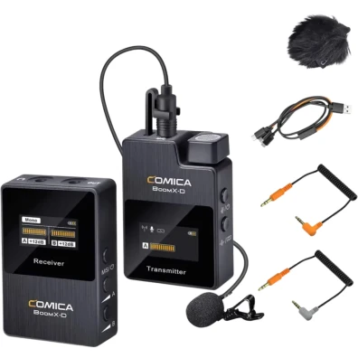 BoomX-D D1 - Sistema de Micrófono Inalámbrico de Alta Calidad Comica