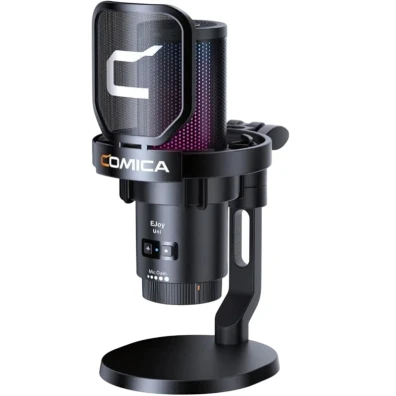 Micrófono Inalámbrico COMICA EJoy Uni Pro(D) Cardioide RGB Negro