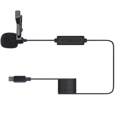 COMICA Micrófono Lavalier USB-C 4.5m para Smartphone