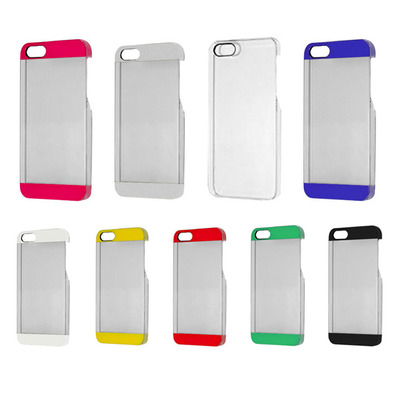 Carcasa Transparente Plastic Case para iPhone 5/5S Rosa