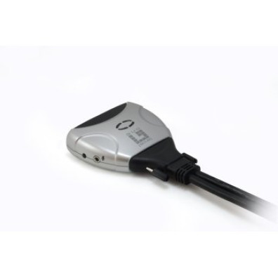 Conmutador Automático Level One para 1 a 2 CPUs con DVII USB y Audio - Incluye Cables