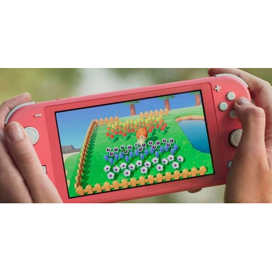 Consola Nintendo Switch Coral + Juego Animal Crossing New Horizons (Código de Descarga en la Caja) +