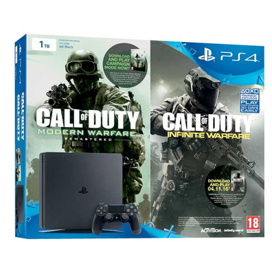 Consola Playstation 4 Slim (1Tb) + Call of Duty Infinite Warfare Legacy Edition