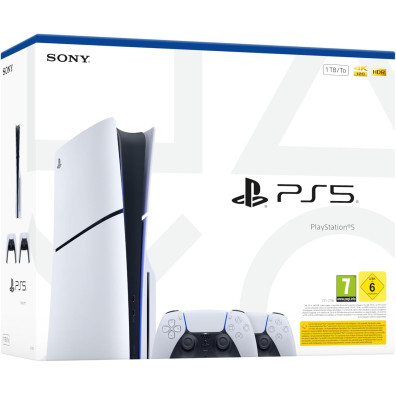 Consola Playstation 5 Slim + 2 Mandos DualSense