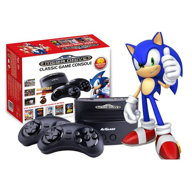 Consola Retro Mega Drive Portátil Ed Sonic 25TH