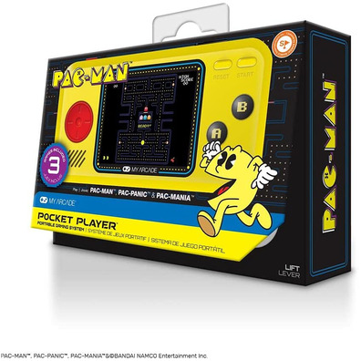 Consola Retro Portátil Pac-Man (3 juegos)