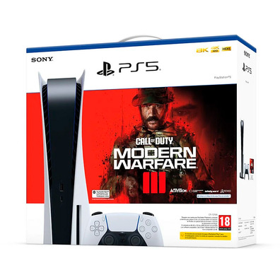 Consola Sony PlayStation 5 Standard + Call Of Duty: Modern Warfare 3 (código de descarga)