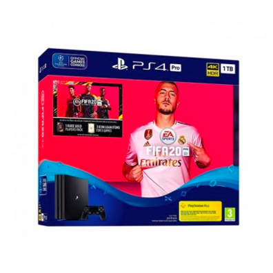 Consola sony ps4 pro 1tb + fifa 20