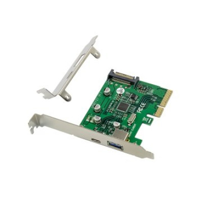 CONTROLADORA PCIe CONCEPTRONIC EMRICK09G - 2 Puertos USB 3.2 Gen2 (USB-C, USB-A)