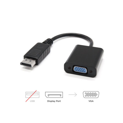 Conversor DisplayPort a SVGA/H Negro - Nanocable