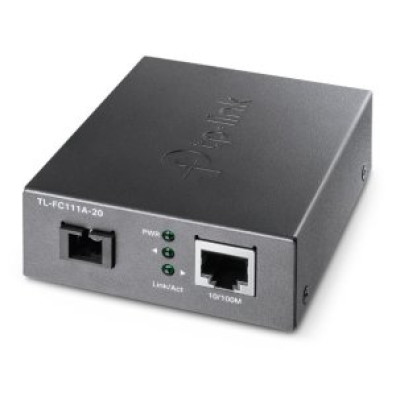 Convertidor de Fibra TP-LINK FC111A-20 Single-Mode SC WDM Bidireccional RJ45 a SC, 10/100