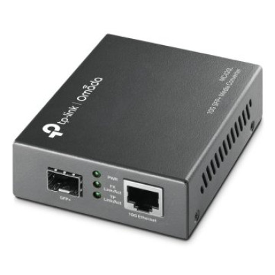 CONVERTIDOR DE FIBRA TP-LINK MC420L OMADA RJ45 10Gb A RANURA SFP+ GIGA MiniGBIC - MONTAJE EN CHASIS