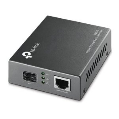 Convertidor de Fibra TP-Link MC220L RJ45 a Ranura SFP Giga MiniGBIC con Montaje en Chasis