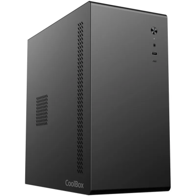CAJA COOLBOX M640C MICROATX NEGRO 1x3.5 2x2.5 GPU MAX 300mm