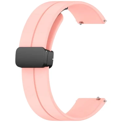 Correa Universal Cierre Magnético 22mm Rosa para Smartwatch Xiaomi Amazfit Samsung Huawei Realme Ticwatch - CROCOCASE