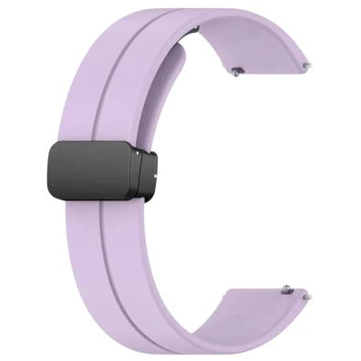 Correa Magnética Universal 22mm Violeta para Smartwatch Xiaomi/Amazfit/Samsung/Huawei/Realme/Ticwatch