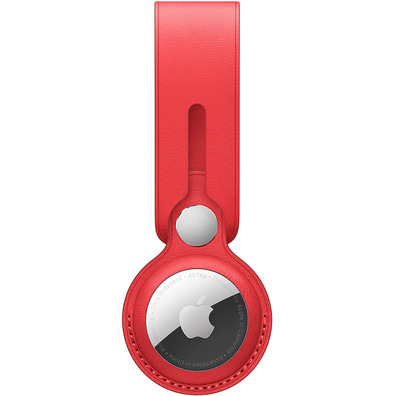 Correa de piel Apple Airtag Red MK0V3ZM/A