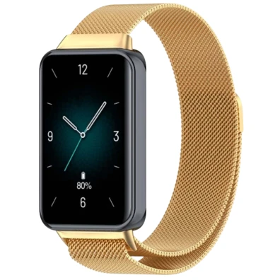 Correa Milanesa Magnética Huawei Band 8, Band 9 y Honor Band 9 Dorado