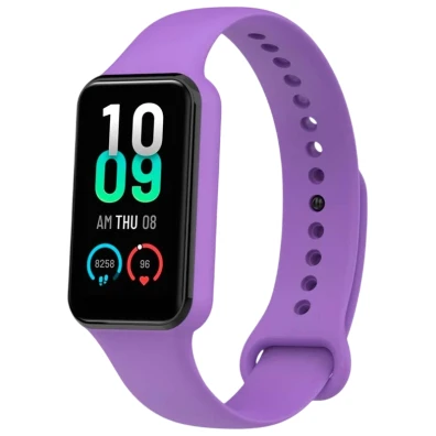 Correa de silicona Morado para Amazfit Band 7 - Marca CROCOCASE