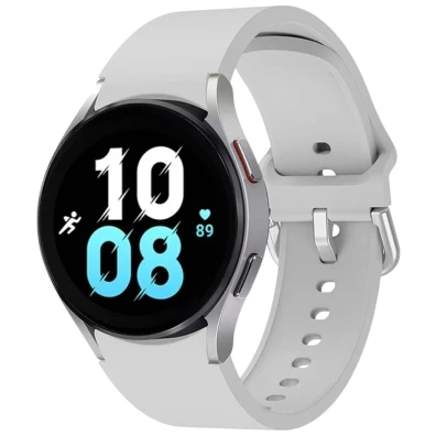 Correa de silicona para Samsung Galaxy Watch 4/5/6 Gris Claro - CROCOCASE