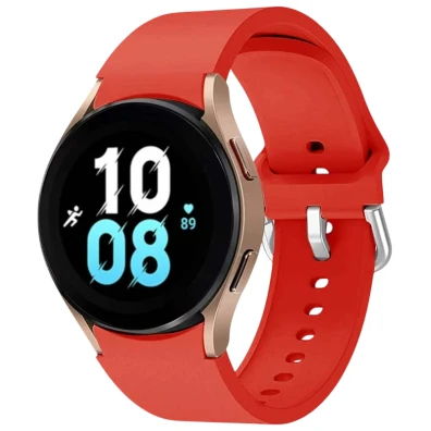 Correa de silicona Roja para Samsung Galaxy Watch 4/5/6 - Marca CROCOCASE