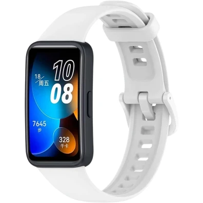 Correa de Silicona Blanco para Huawei Band 8 / Huawei Band 9 / Honor Band 9