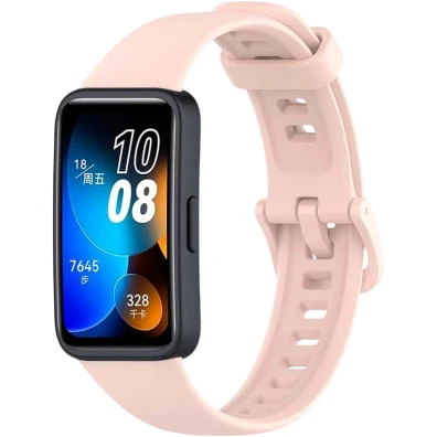 Correa de Silicona Rosa para Huawei Band 8, Band 9 y Honor Band 9 - CROCOCASE