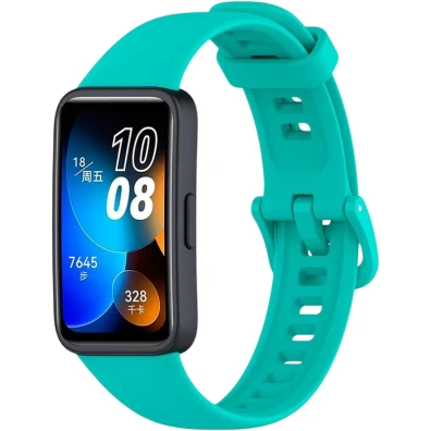 Correa de Silicona Turquesa para Huawei Band 8, Huawei Band 9 y Honor Band 9
