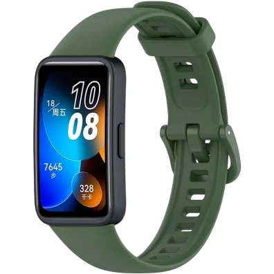Correa de Silicona Verde Oscuro Huawei Band 8 / Huawei Band 9 / Honor Band 9 por CROCOCASE