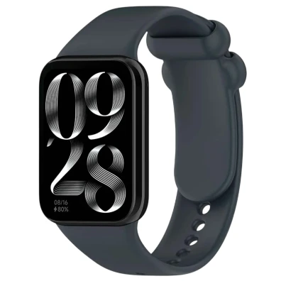 Correa Silicona Gris Oscuro Xiaomi Redmi Watch 6 / 5 / 4 Mi Smart Band 9 Pro / 8 Pro / Xiaomi Smart Band 10 Pro