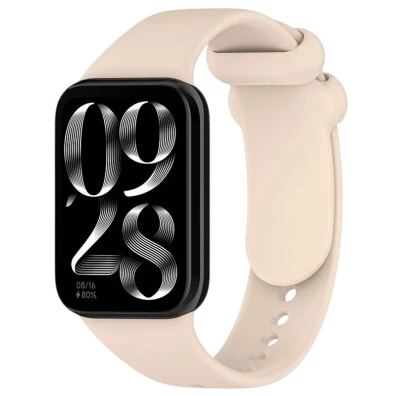 Correa de Silicona Marfil para Xiaomi Mi Smart Band 9 Pro / Band 8 Pro / Xiaomi Smart Band 10 Pro / Redmi Watch 4 / Redmi Watch 5 / Redmi Watch 6