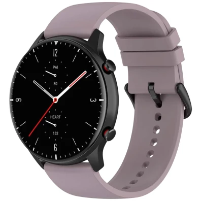 Correa de silicona Universal 22mm Violeta para Smartwatch Xiaomi/Amazfit/Samsung/Huawei/Realme/Ticwatch - CROCOCASE