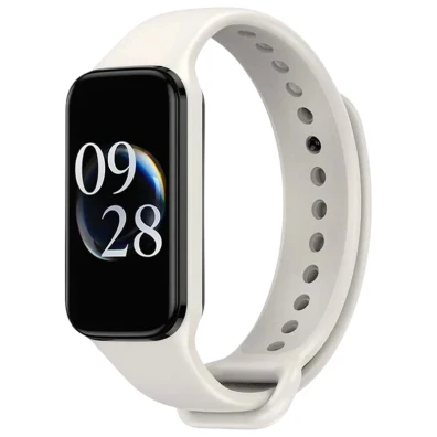 Correa de Silicona Marfil para Xiaomi Mi Smart Band 8 Active / Redmi Smart Band 2
