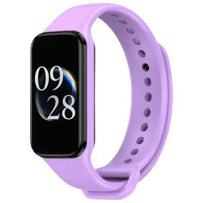 Correa de Silicona Morado para Xiaomi Mi Smart Band 8 Active / Redmi Smart Band 2
