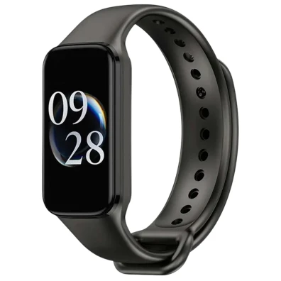 Correa de Silicona Negra para Xiaomi Mi Smart Band 8 Active / Redmi Smart Band 2