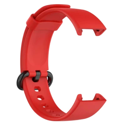 Correa de silicona para Xiaomi Mi Watch Lite en Rojo - Marca CROCOCASE