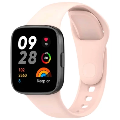 Correa de Silicona Xiaomi Redmi Watch 3 Rosa - CROCOCASE