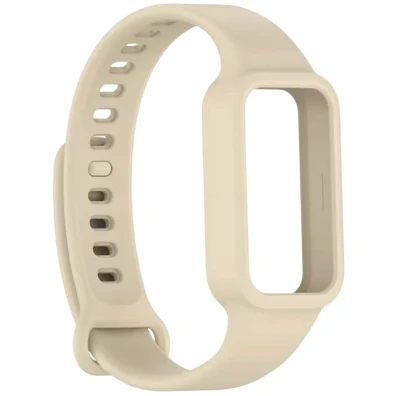 Correa de Silicona Xiaomi Mi Smart Band 9 Active y Redmi Smart Band 3 en Marfil