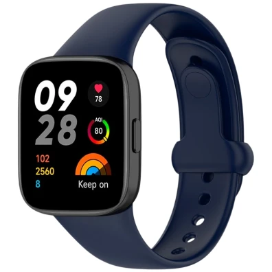 Correa de silicona Xiaomi Redmi Watch 3 Sports Azul Oscuro - CROCASE