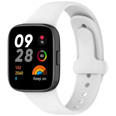 Correa de Silicona Xiaomi Redmi Watch 3 Sports Blanco - CROCOCASE