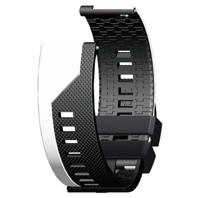 Correa Universal Stripe 22mm para Smartwatch Xiaomi/Amazfit/Samsung/Huawei/Realme/Ticwatch - Negro